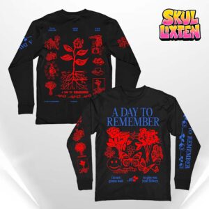 A Day to Remember Flowers All Over Print Long Sleeve Tee