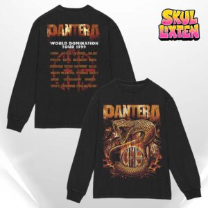 Pantera World Domination Tour 1999 Lots Of Great Holiday Gifts Long Sleeve